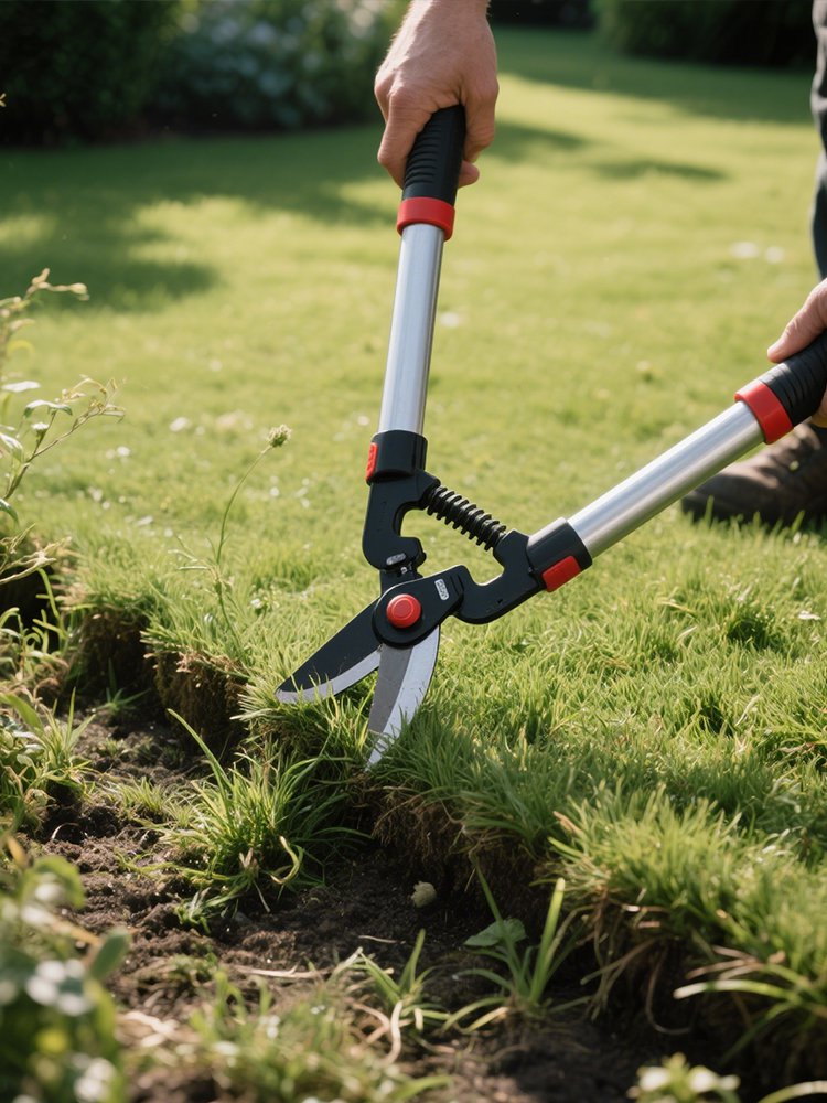 Ergonomická rukojeť teleskopických zahradnických nůžek