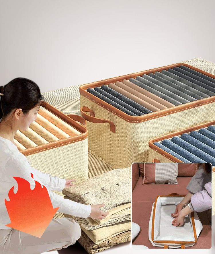 패브릭 의류수납함