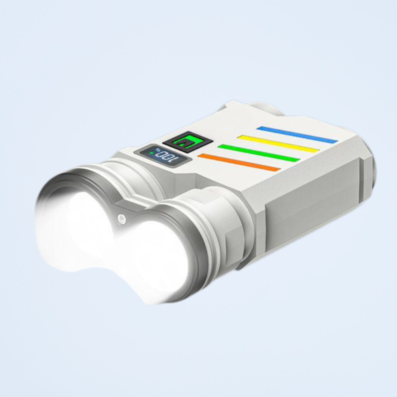 고광량 충전식 아웃도어 초강력 원거리 다기능 손전등