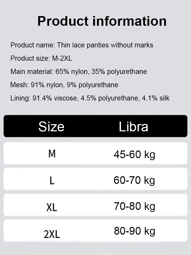 Double-Layer Slimming Lace Seamless Shapewear Panties