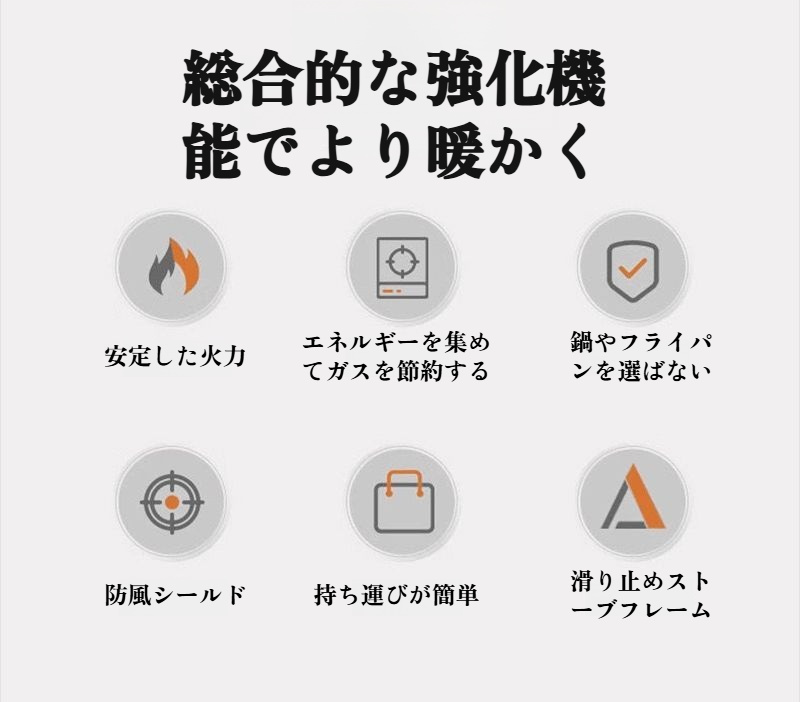 ピクニックに最適な携帯型ガスコンロ