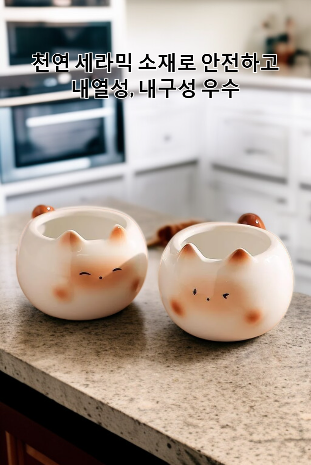 감성적인 디자인의 도자기 커피잔