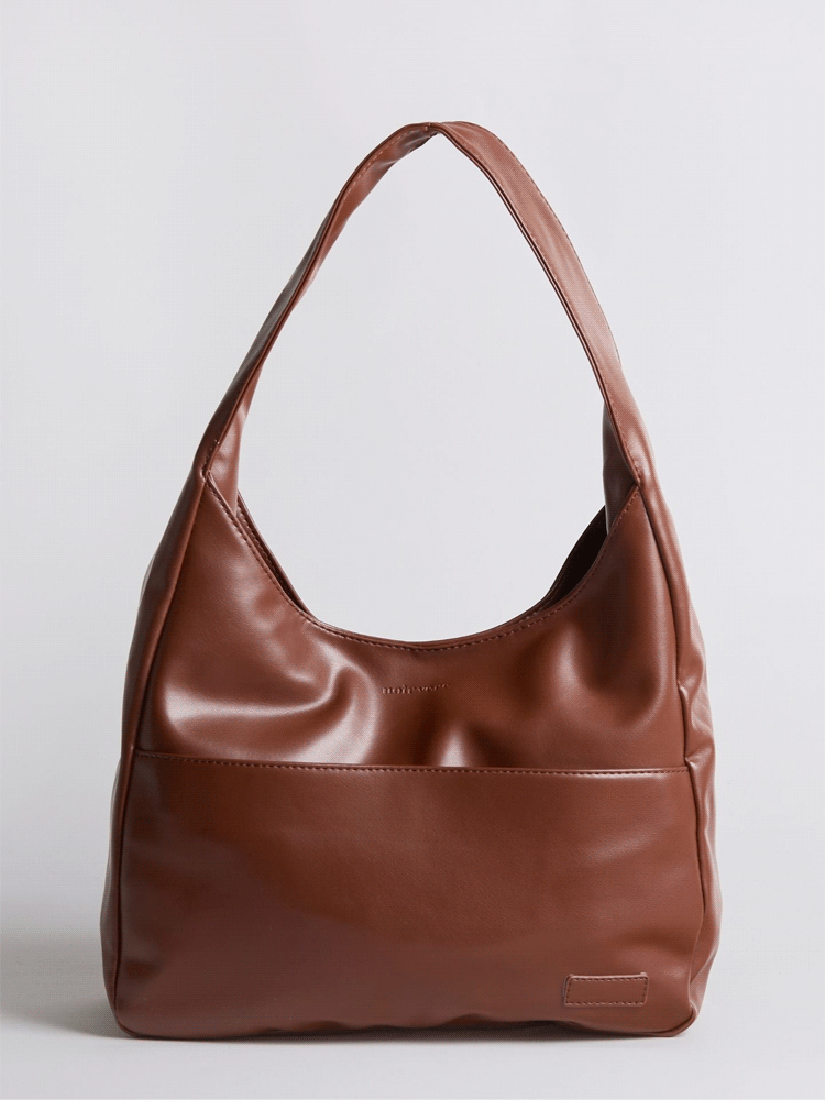 【Versatile Daily Large-Capacity】Soft Leather Bucket Bag Commuter Tote Bag
