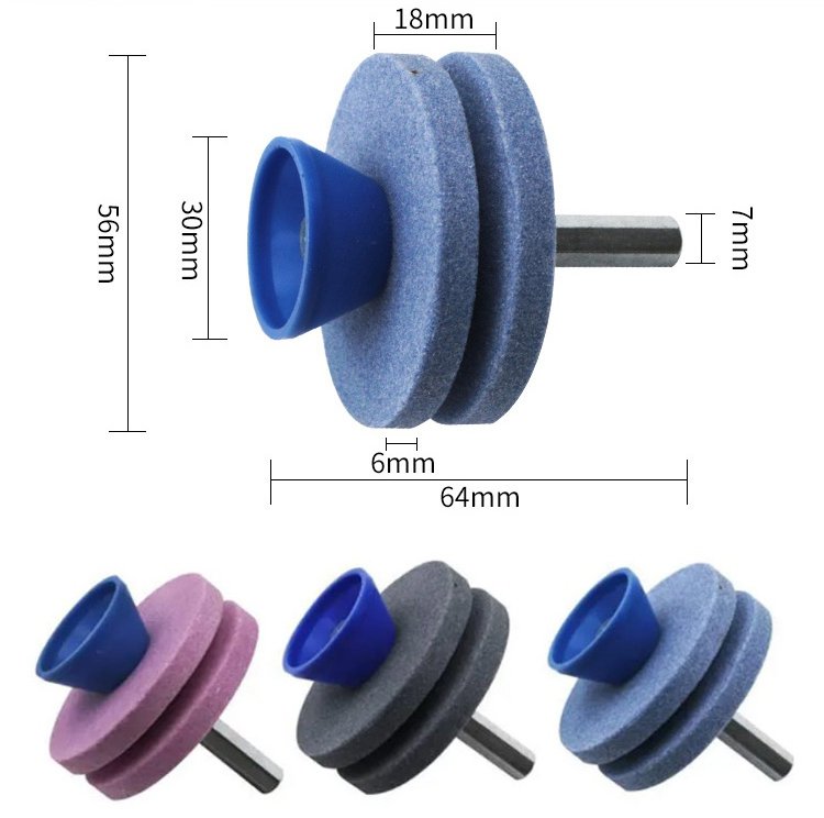 제초기 이중 숫돌