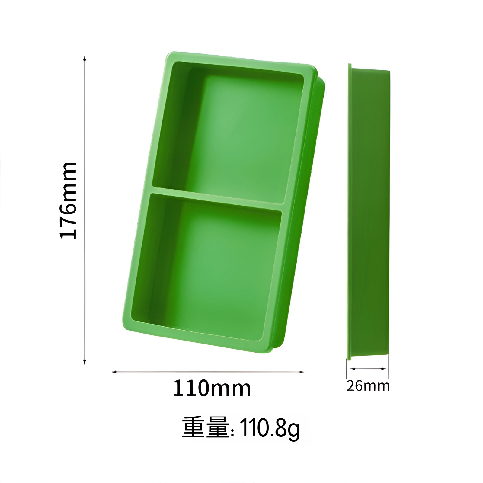 家庭用凍結乾燥機にセットしたシリコントレイ