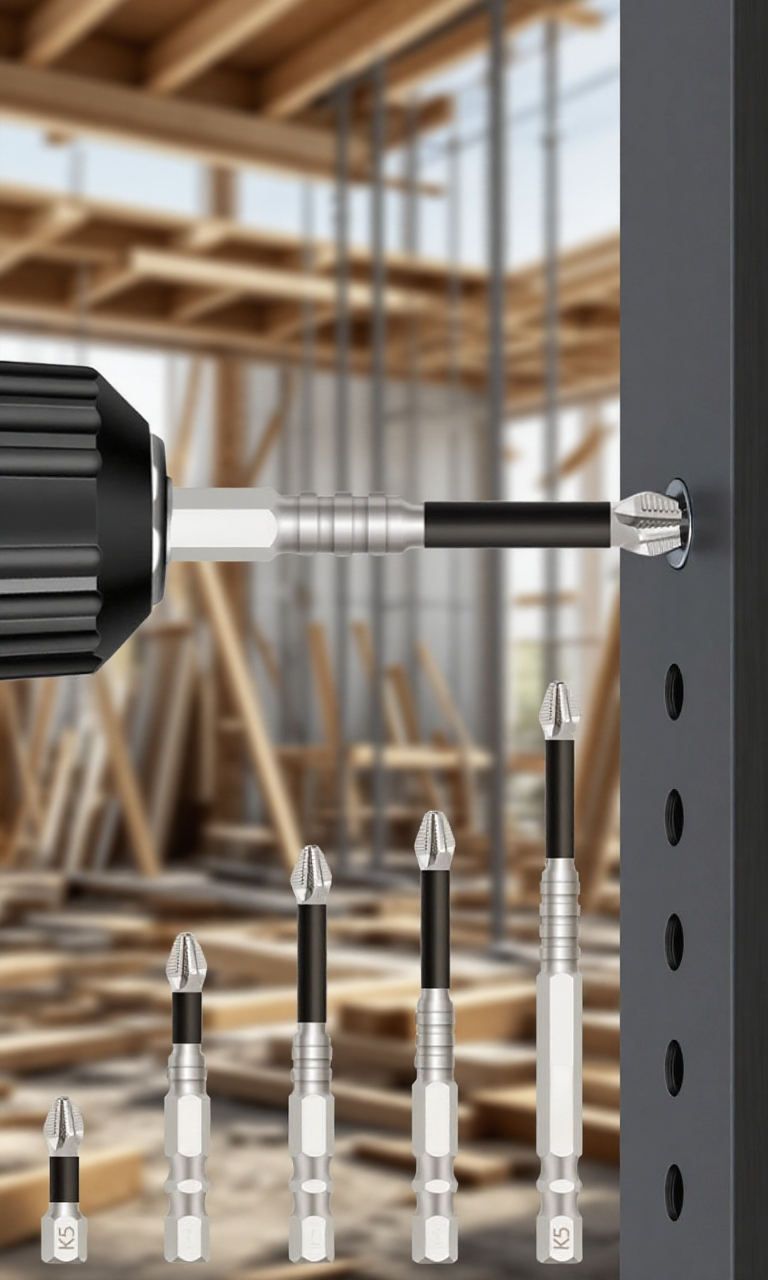 Sada křížových šroubováků s elektrickým pohonem vysoce tvrdá