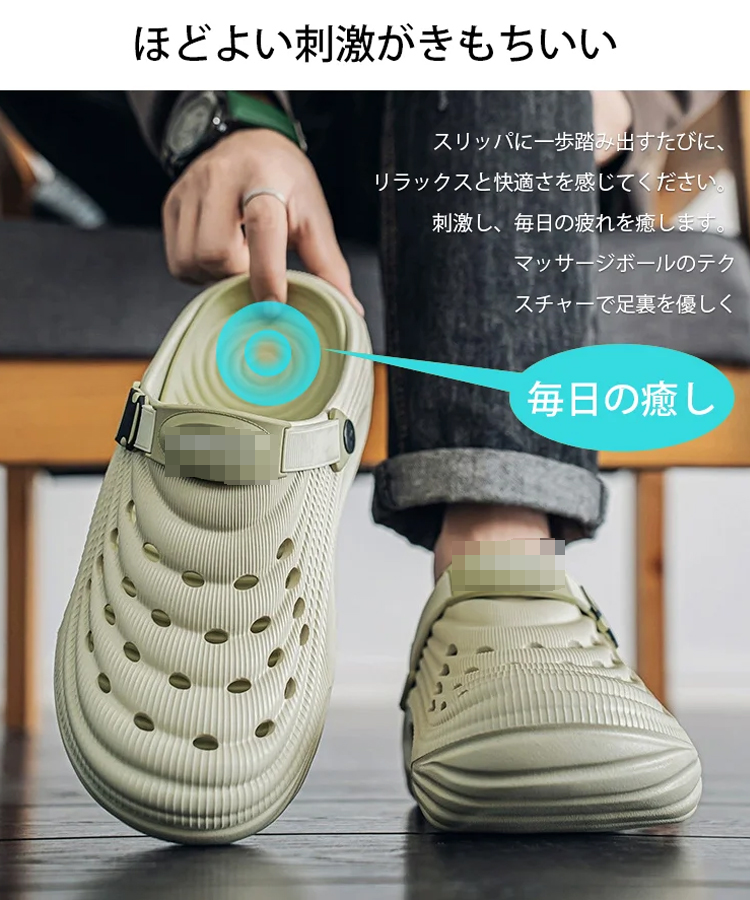 【公式指定販売チャネル】 2WAYメンズサンダル【身長5cmアップ&アーチサポート】