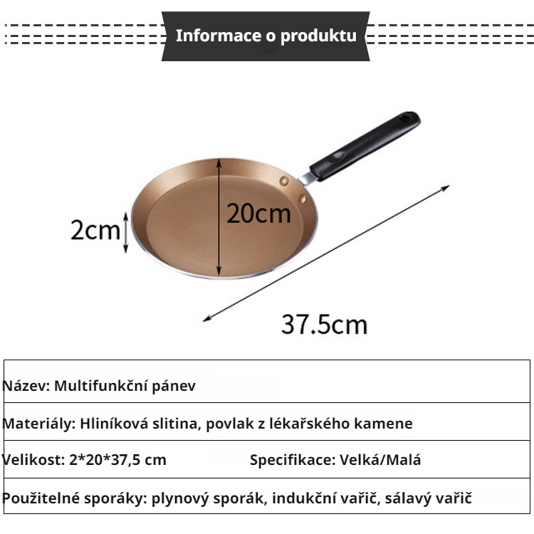 Nepřilnavá pánev z uhlíkové oceli