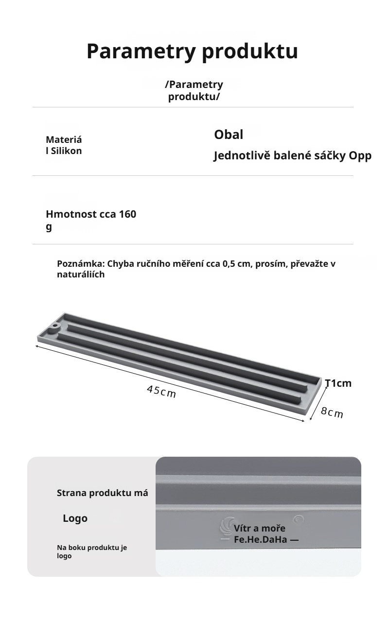 Bezpečné a přehledné uložení pokliček díky silikonovému organizéru