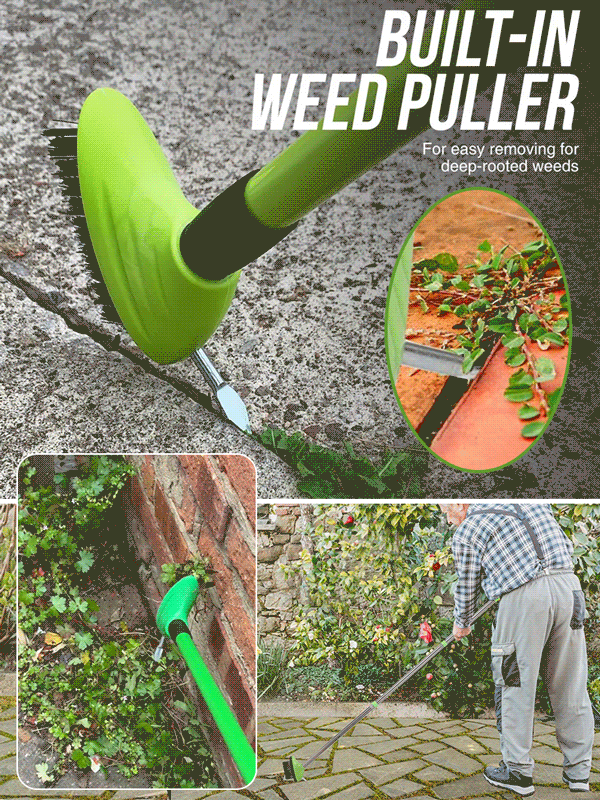 【Efficient and labor-saving】Dual-head weed cleaner