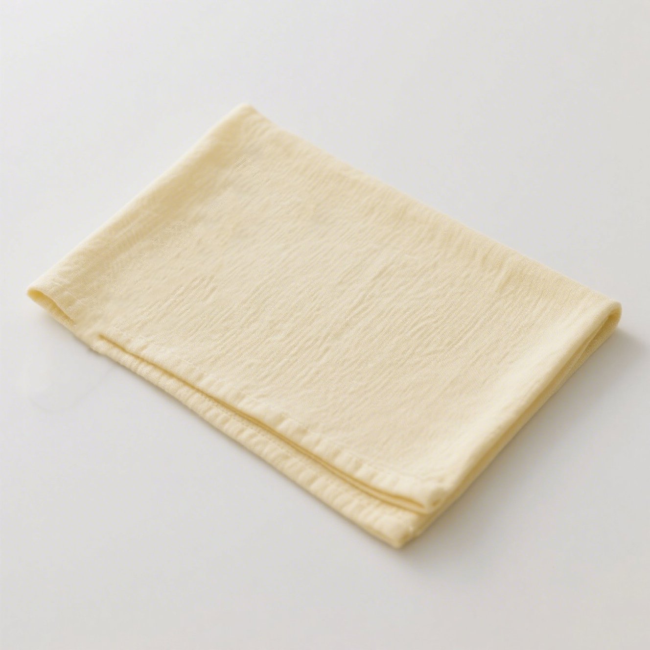 Krémově žlutý ubrus na jídelním stole