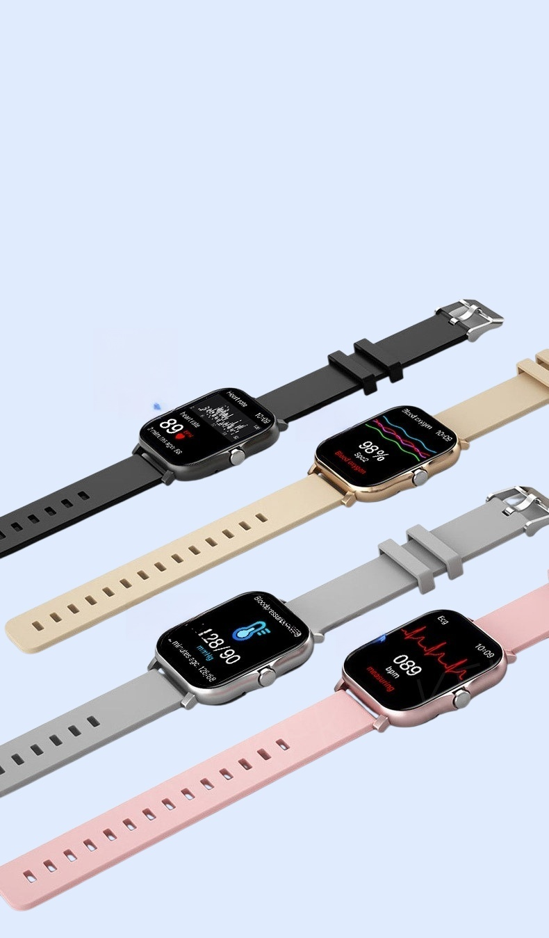 h13 カラースクリーン ファッション ECG スポーツウォッチ 心拍数 血中酸素濃度 血圧 睡眠モニタリング スマート Bluetooth 通話ウォッチ