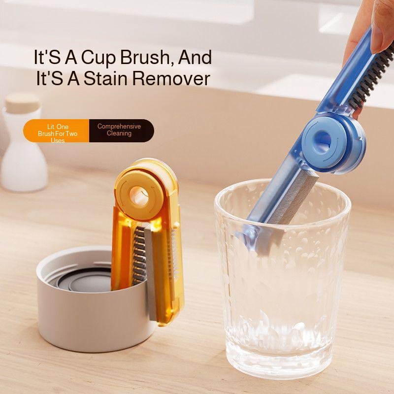 Four-in-one cup cover brush cup decontamination artifact multi-function cup brush insulation cup sal