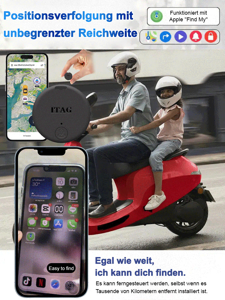 Nie wieder verlieren Intelligenter Anti Verlust Tracker