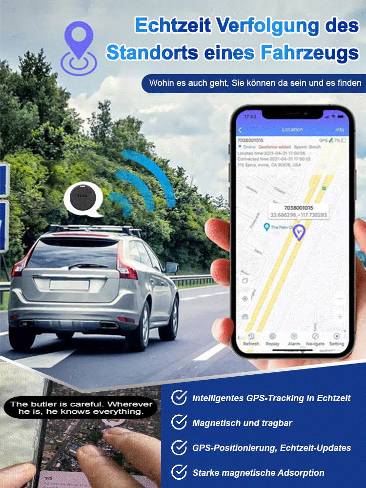 Nie wieder verlieren Intelligenter Anti Verlust Tracker