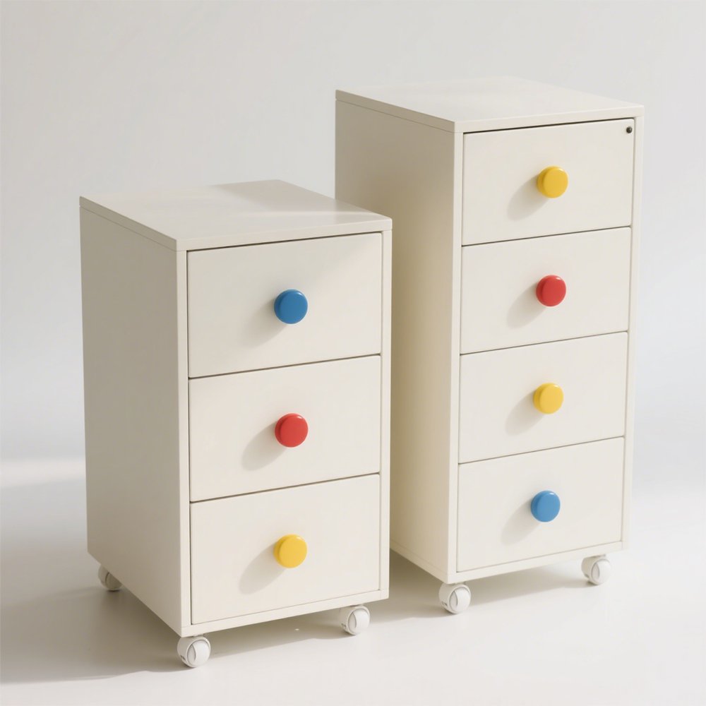 Barevné jídelní židle u dopaminového stolu