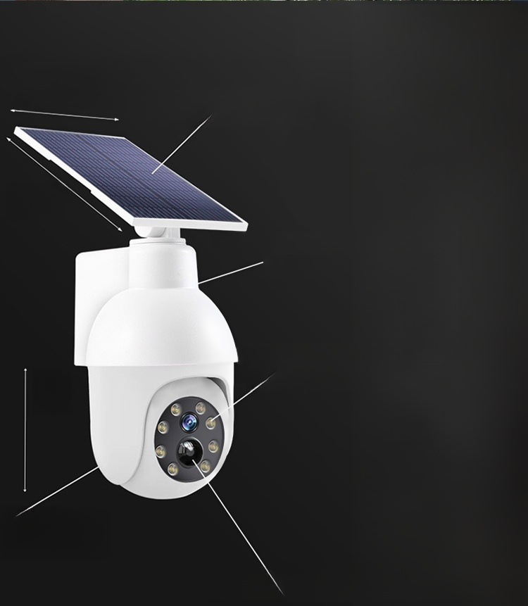 Simulated surveillance camera street light