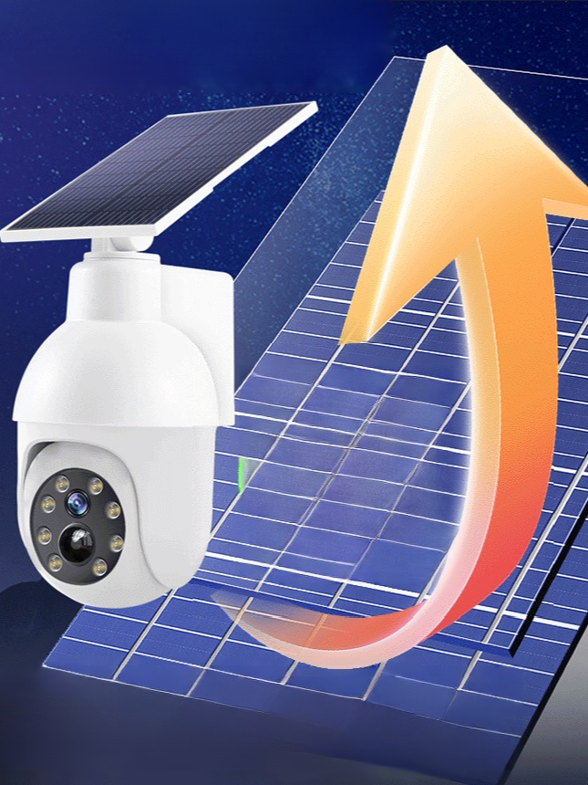 Simulovaná monitorovací kamera pouliční osvětlení