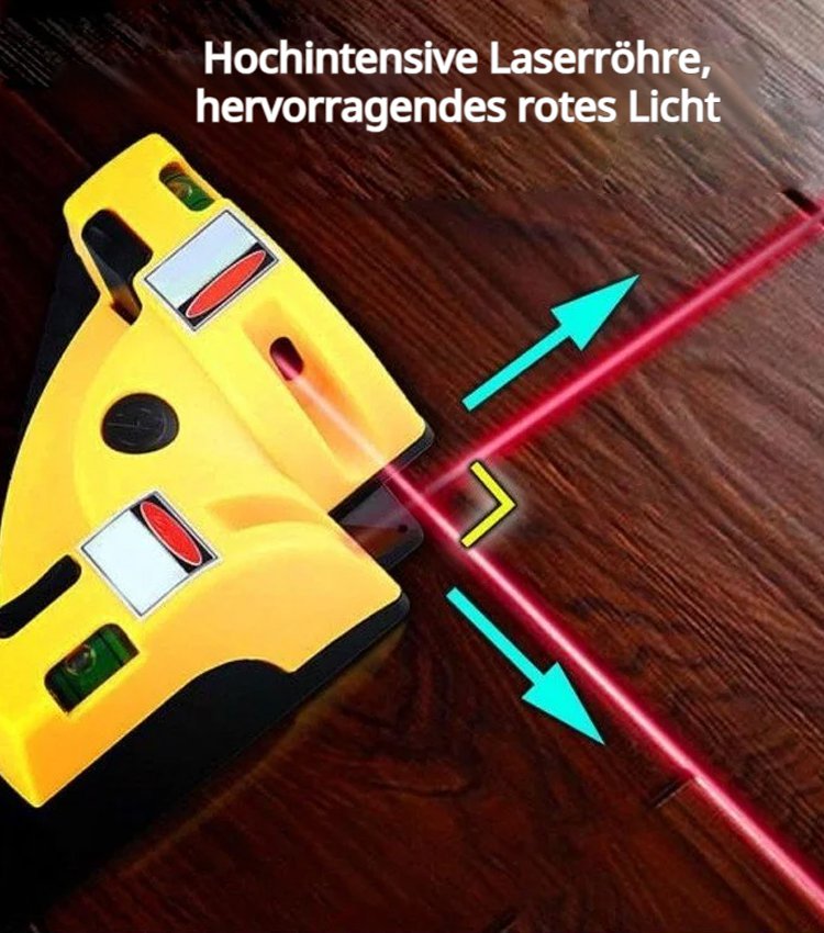 90-Grad-Laser-Wasserwaage
