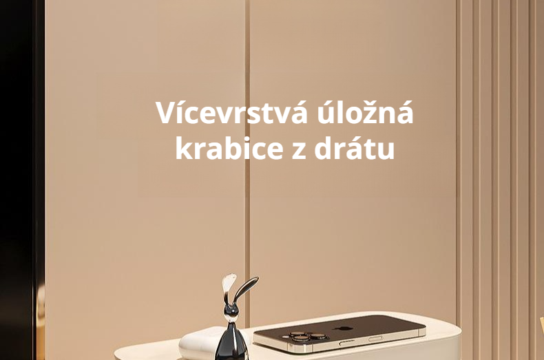 Úložný box na datové kabely s nabíjecími kabely