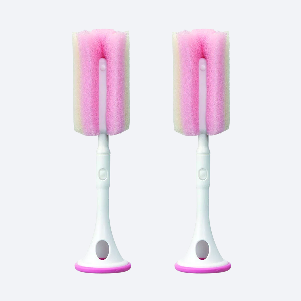 فرشاة تنظيف كوب الإسفنجي الطويلة