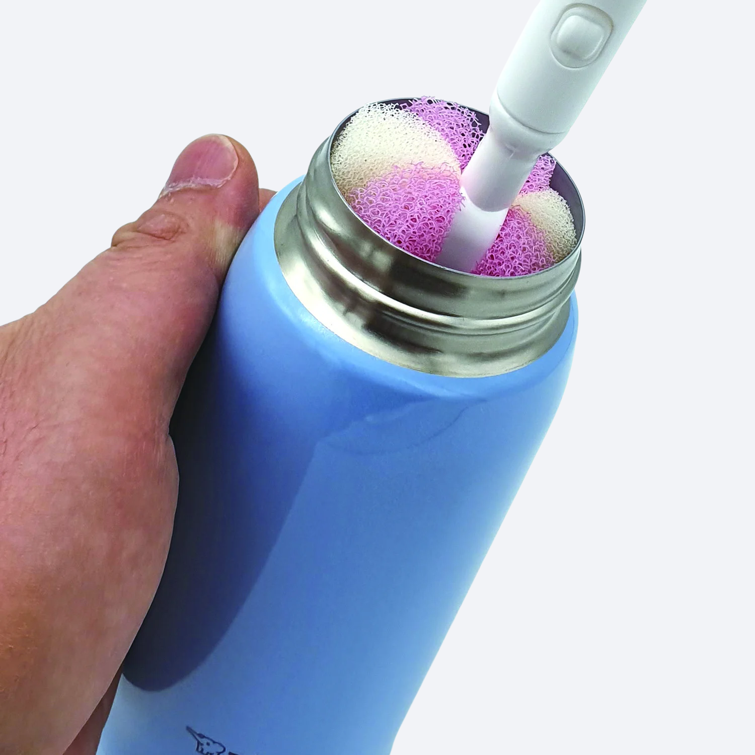 فرشاة تنظيف كوب الإسفنجي الطويلة