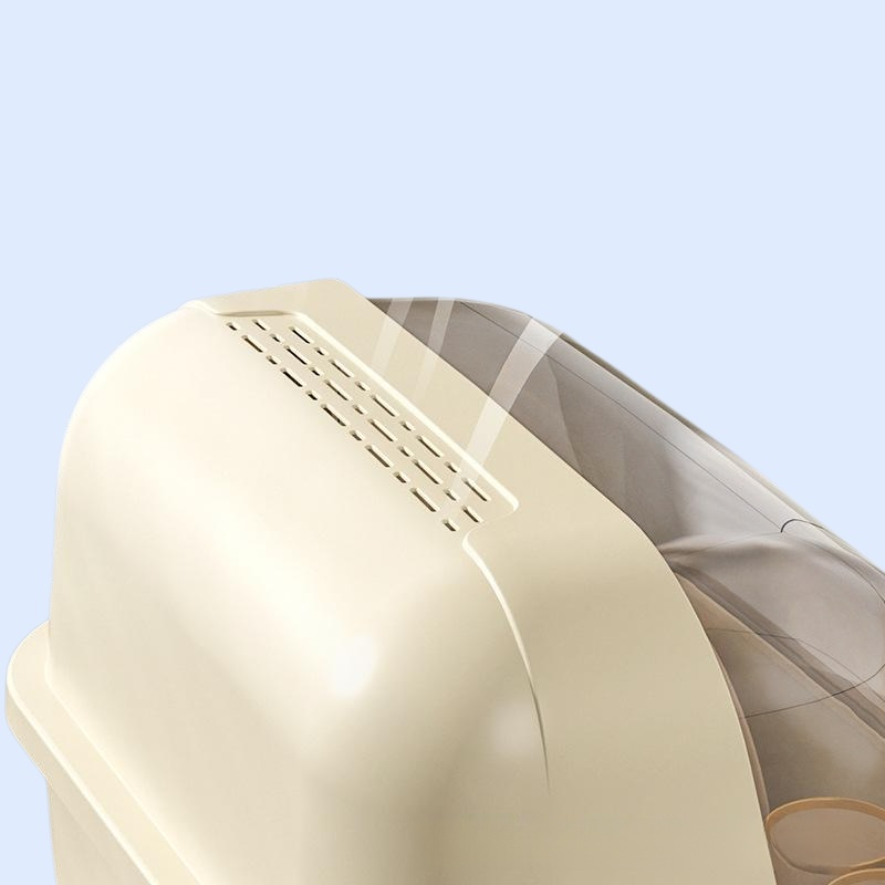 뚜껑이 있는 그릇 수저통 보관함 찬장 주방 가정 그릇 접시 보관 선반 기숙사 배수구 그릇 선반