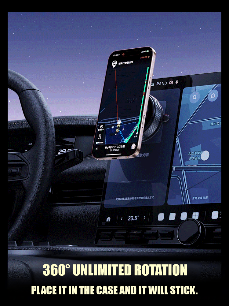 [The bottom of the suction cup is more stable] Versatile folding magnetic bracket