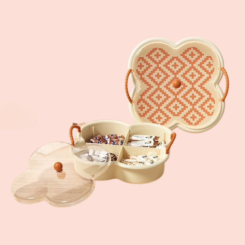 家庭用スナック保存フルーツトレイ