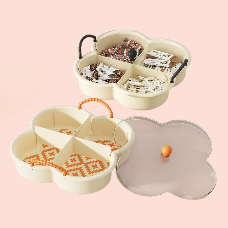 家庭用スナック保存フルーツトレイ