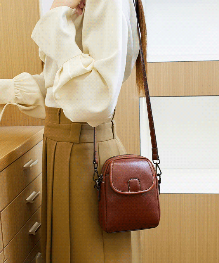 レディーススマホ用ミニバッグ，油脂が豊富で、質感に満ちている