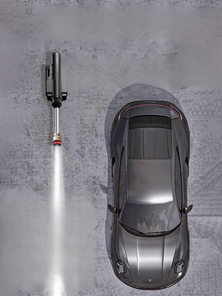 Household electric high-pressure car wash water gun