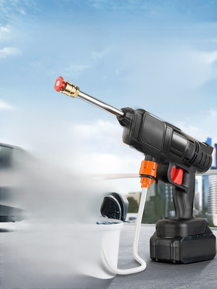 Household electric high-pressure car wash water gun
