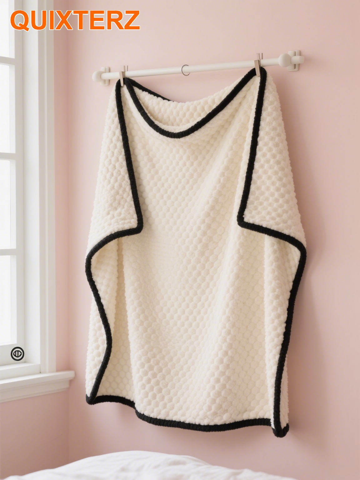 Manta de felpa de doble capa extra gruesa