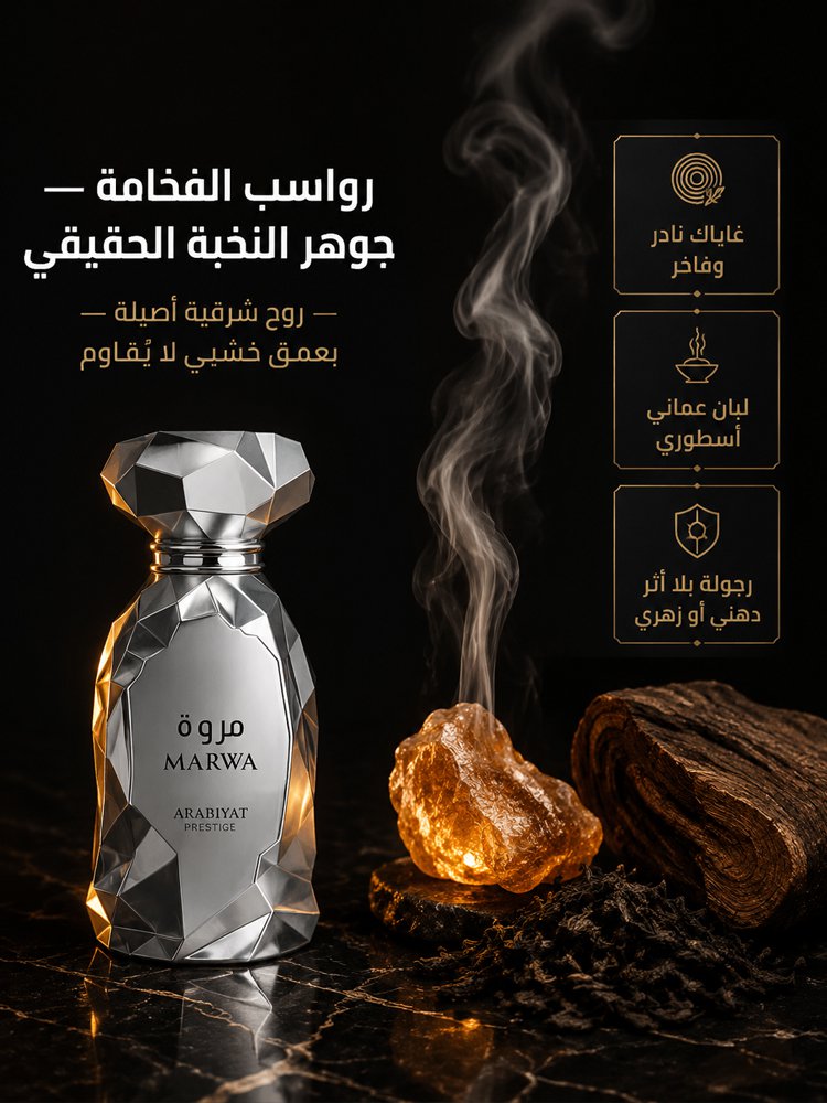 عطر رجالي فاخر راق برائحة خشبية جذابة وتدوم طويلا