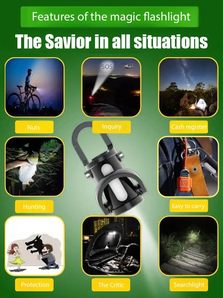 Keychain Flashlight Waterproof Light