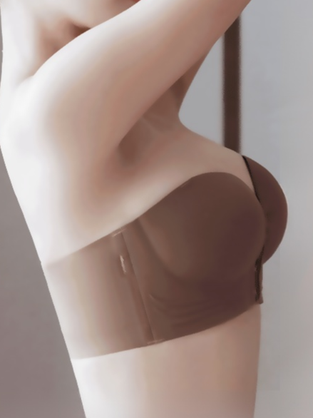 Front Clasp Invisible Bra "Stays Put Even When You Jump"