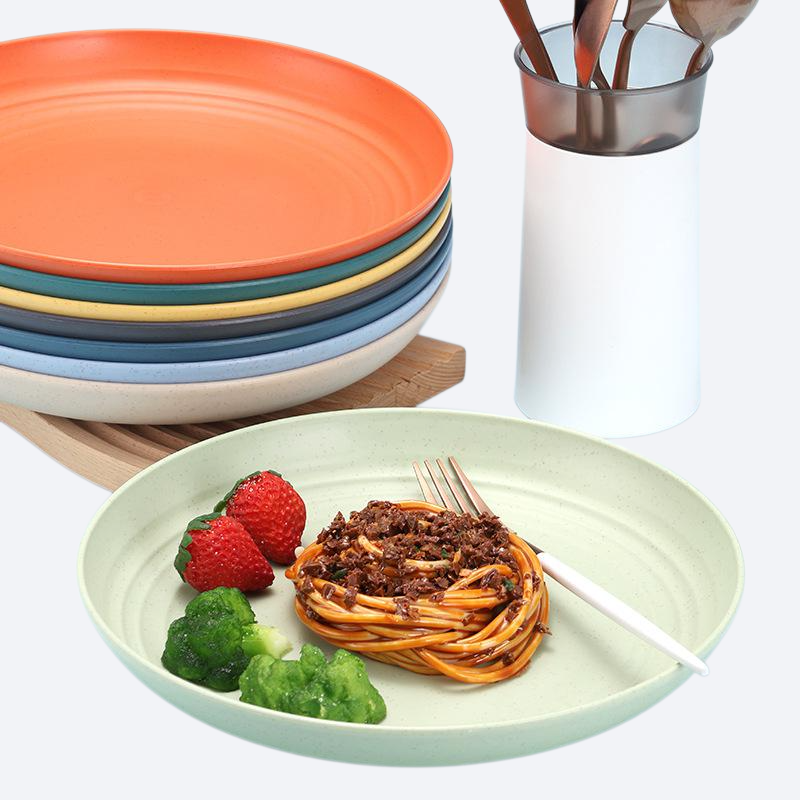 Wheat straw dinner plate