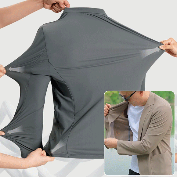 メンズ薄手冷感ジャケット 