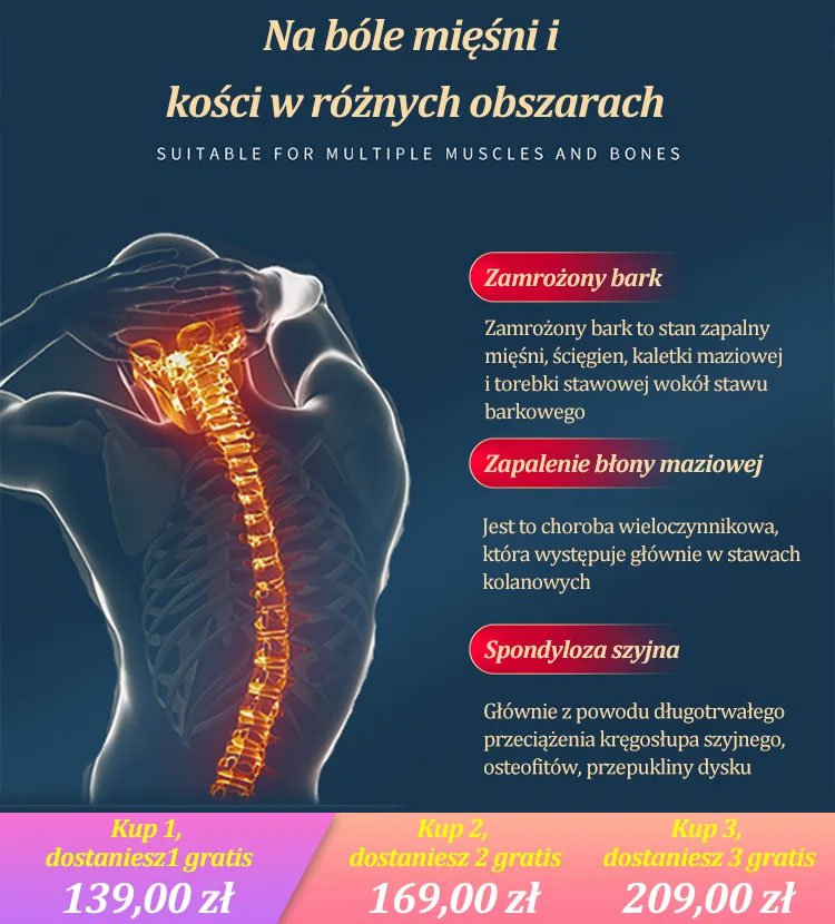 Żel chłodzący na mięśnie i kości