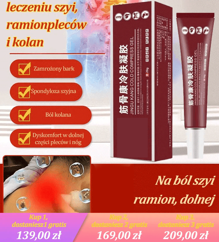 Żel chłodzący na mięśnie i kości