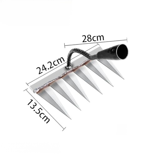 草むしり用鍬と耙のセット耕運作業の便利な農具