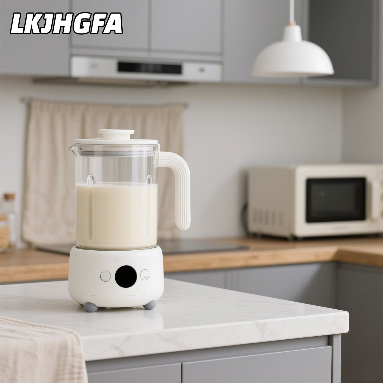 Licuadora automática de alta potencia en cocina moderna