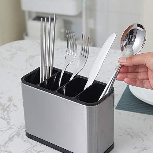 New kitchen household stainless steel chopsticks tableware multi-function integrated drain storage b