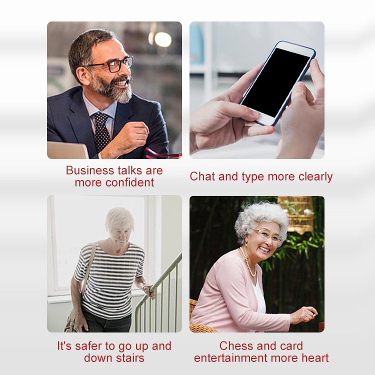 Metal Optical Half Frame HD Reading Glasses