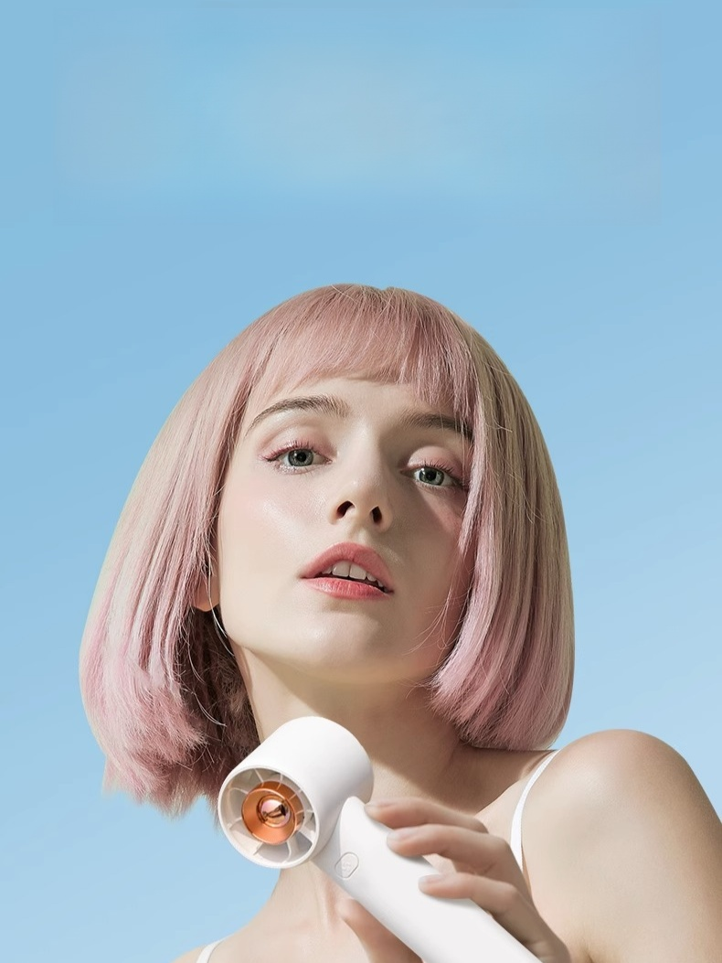 Outdoor handheld fan Turbocharged high wind power three adjustable desktop portable fan