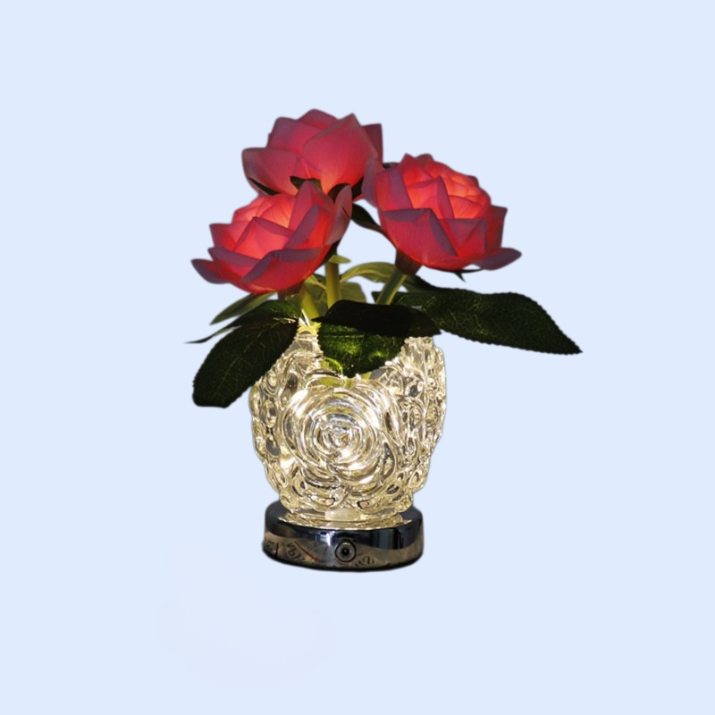 LEDシャンパンローズナイトライト