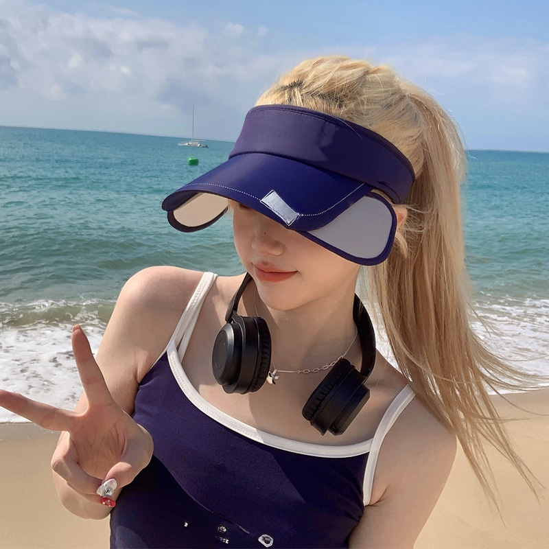 여성 여름 페이스 커버 햇빛 가리개 속건 스포츠 러닝 벙거지 자외선 차단 커버 래시가드 썬캡