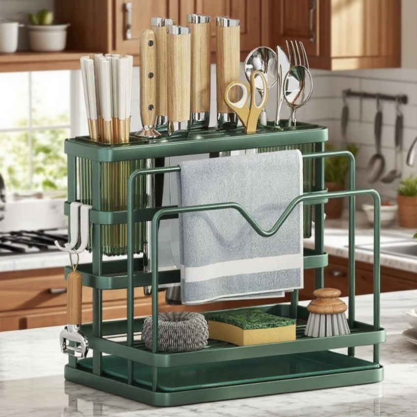 มีดทำครัวหนึ่งชั้นเก็บ