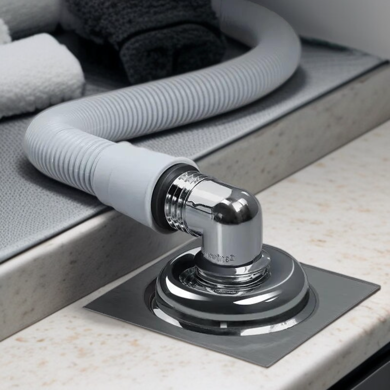 موصل تصريف أرضي مخصص لأنبوب تصريف الغسالة